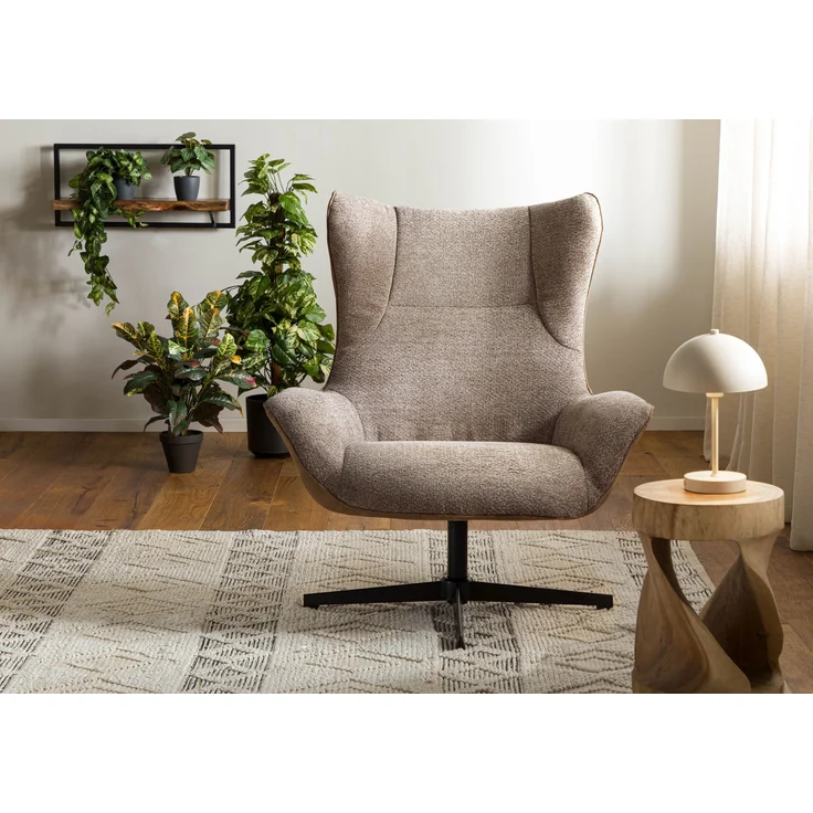 Ohrensessel 90x88x101 braun OSKAR #301 – Bild 3