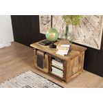 Truhe Mango 76x51x46 natur lackiert RAILWAY #134