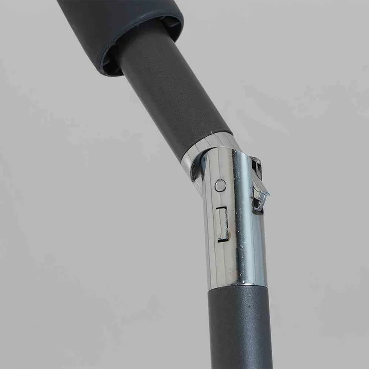 Tropico Mittelstockschirm anthrazit/natur Ø 250cm – Bild 5