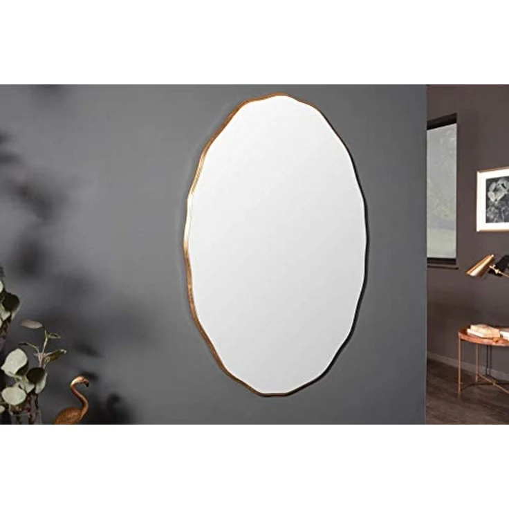 riess-ambiente Wandspiegel ELEGANCIA 100cm gold, variabel aufhängbar – Bild 4