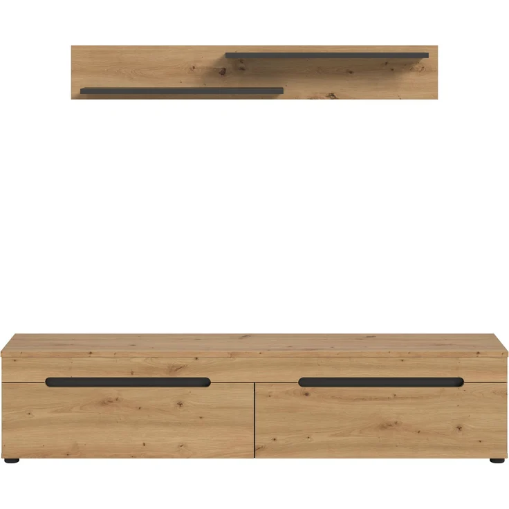TV Element inkl. Wandboard (B/H/T: 170x38x33 cm) in Artisan Nachbildung – Bild 2