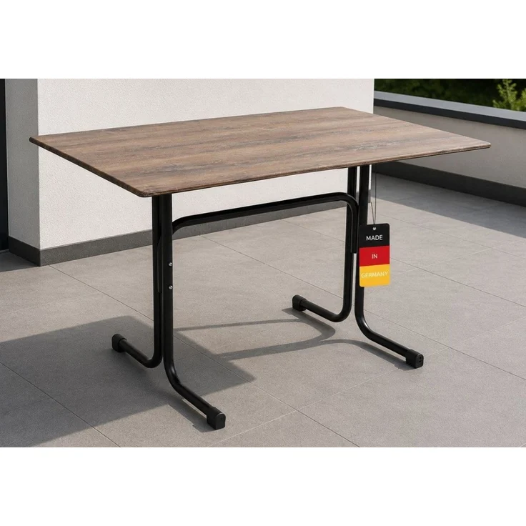 Gardissimo ATACAMA CHERRY Gartentisch Klapptisch HPL-Platte 120x80cm klappbar – Bild 1