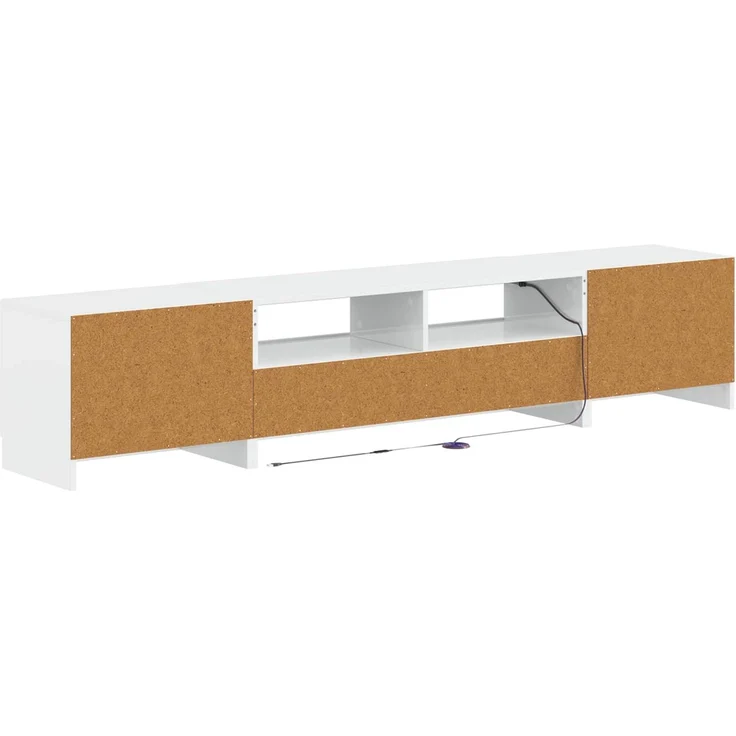 vidaXL LED-TV-Schrank UTRECHT 3 stk. Hochglanz Weiß Holzwerkstoff 3417005 – Bild 6