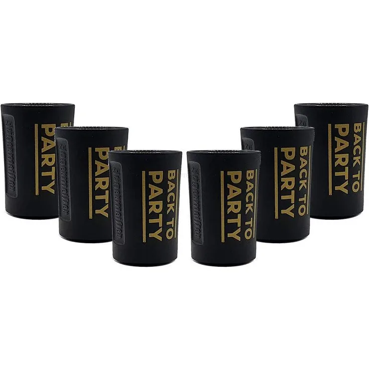 Jägermeister Shotglas Back to Party / 6er Set Schnapsglas / Gläser Set - 6 x Shotgläser 2 cl geeicht