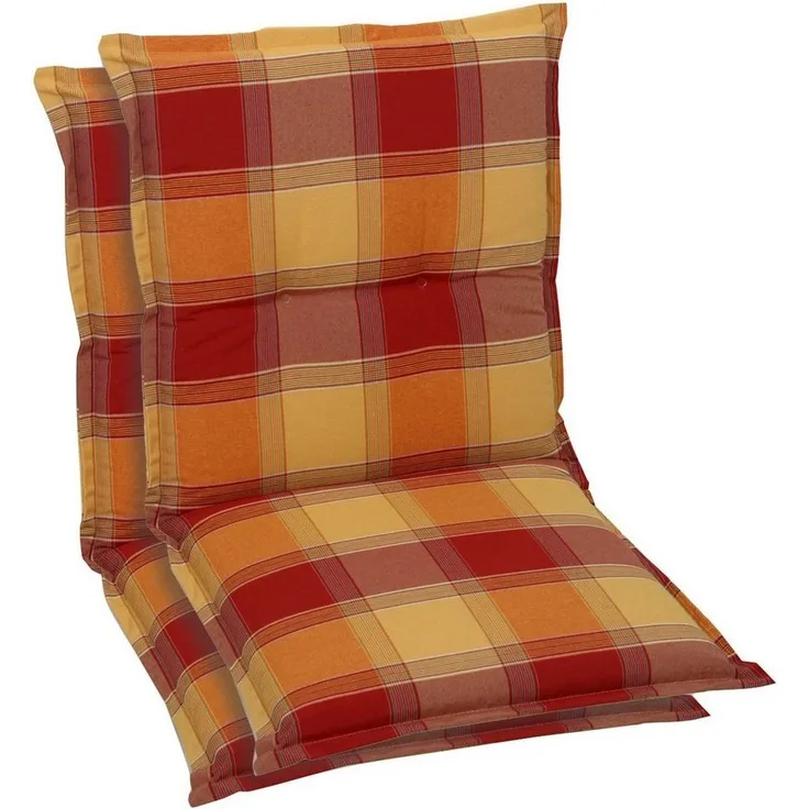 GO-DE Sesselauflage, (Set, 2 St)