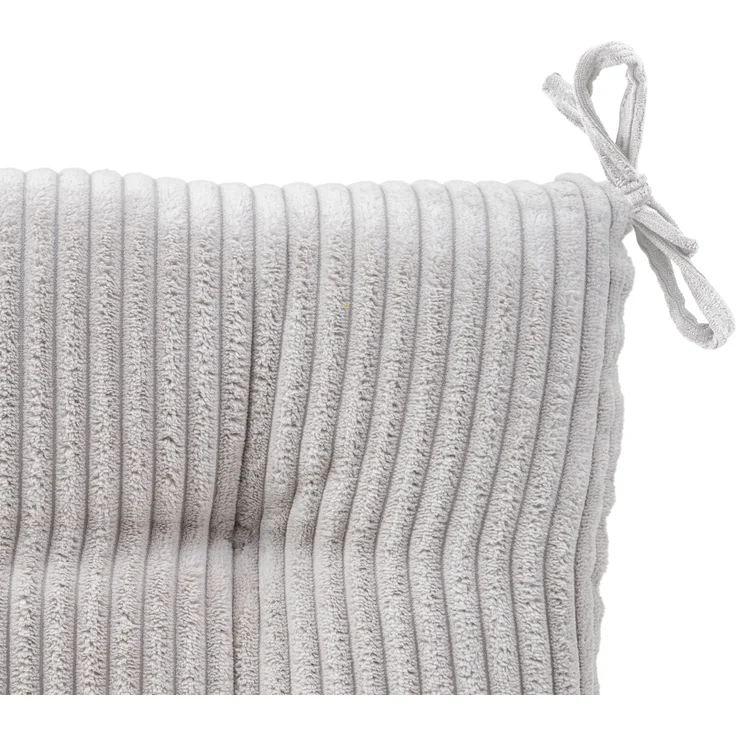 GÖZZE Sitzkissen ANAFI LBH 40x40x6 cm silber Bodenkissen Sitzsack – Bild 3