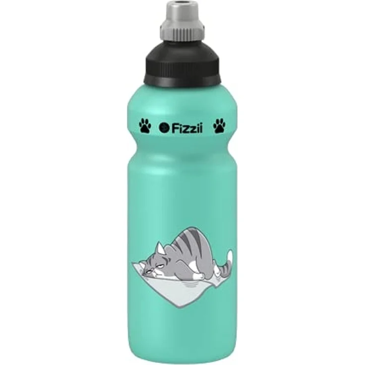 Fizzii Trinkflasche Pastellfarbig 500ml Sprudelsicher – Bild 1