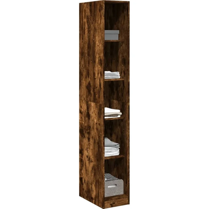 vidaXL Kleiderschrank Räuchereiche 30x50x200 cm Holzwerkstoff 3307706 – Bild 3