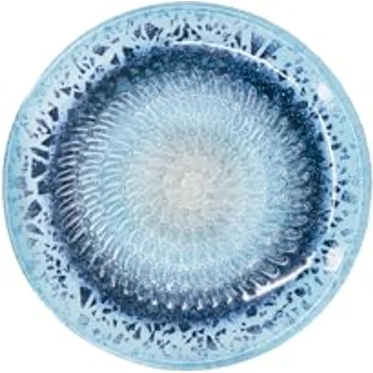 Kaladia Multireibe Reibeteller in Blau mit Muster - zum Zerkleinern von Zutaten, Keramik, handbemalte Küchenreibe aus Keramik - Made in Spain – Bild 2