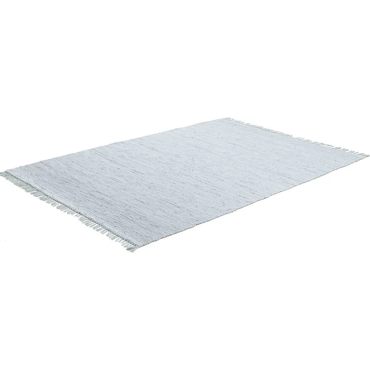 THEKO Teppich Happy Cotton Fleckerl, handgewebt, rechteckig, Höhe: 5 mm, Flachgewebe, reine Baumwolle, meliert, mit Fransen, auch als Läufer – Bild 2