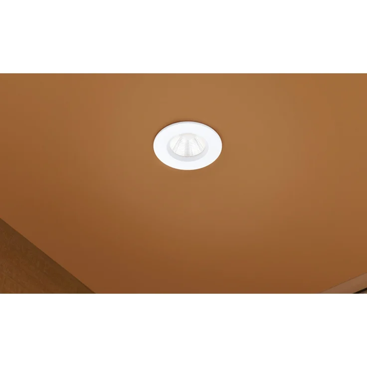 4er SET IP65 LED Deckeneinbaustrahler Weiß rund, dimmbar, Ø 8,5cm – Bild 9