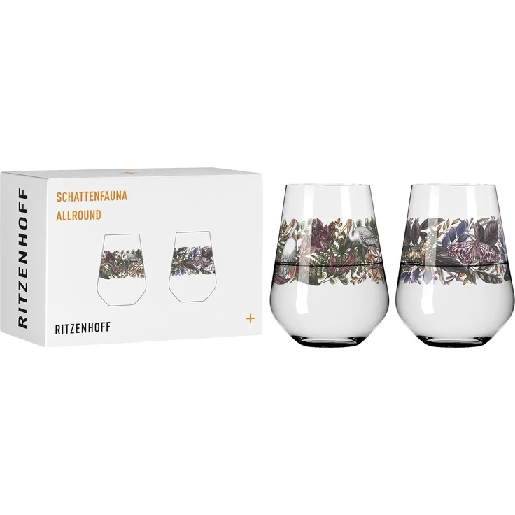 Ritzenhoff 3911001 SCHATTENFAUNA Allround 2er #1 #2 M. Enterrios 2023 / Wasserglas