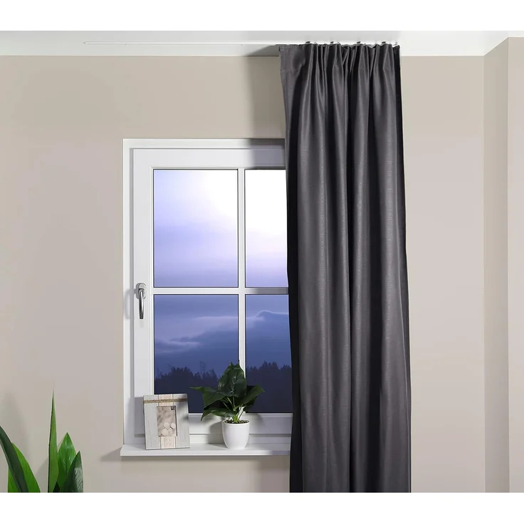 Deco-Raum® Gardinenschiene Minimal | Länge: 230cm | Material: Aluminium | Farbe: Weiß – Bild 6