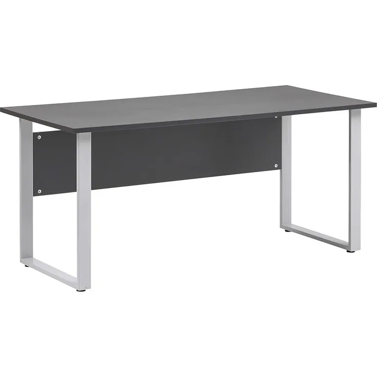 MÖBELPARTNER Schreibtisch Bürotisch Computertisch Anthrazit 73,2 x 160 x 65 cm