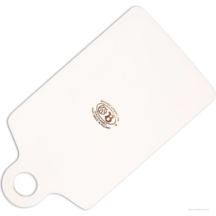 Bunzlauer Keramik Frühstücksbrett Bunzlauer Keramik rechteckiges Schneidebrett 28,5 x 14,3 cm, Dekor 120, Keramik – Bild 2
