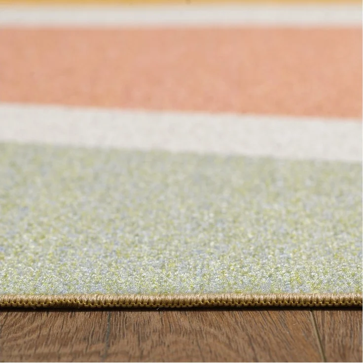 SIMPEX24 Teppich Sonnenstrahlen, Rechteckig, Höhe: 7 mm, Jungen-Mädchen Babyzimmer Teppich Kinderzimmer – Bild 3