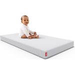 Bodyguard bett1 SuperBreeze Kindermatratze 80x160 cm für Neugeborene, Babys und Kleinkinder (Liegefläche bei 60 °C waschbar, rundum verstärkte Trittkante, Belüftungskanäle, QXSchaum, Oeko Tex 100)