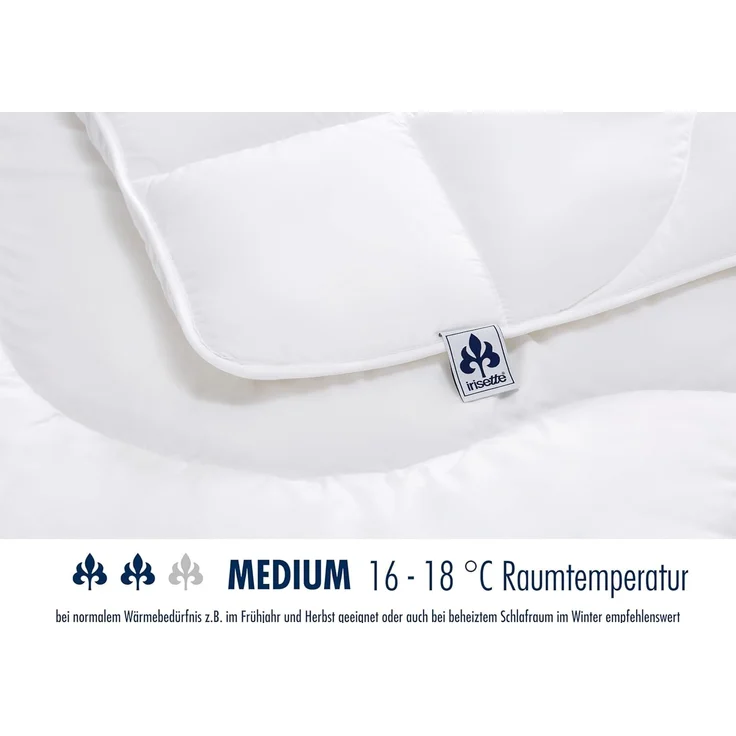 Badenia Bettcomfort Irisette Micro Thermo Sommerdecke Steppbett aus weicher und atmungsaktiver Microfaser für den Sommer, 135x200 cm – Bild 2