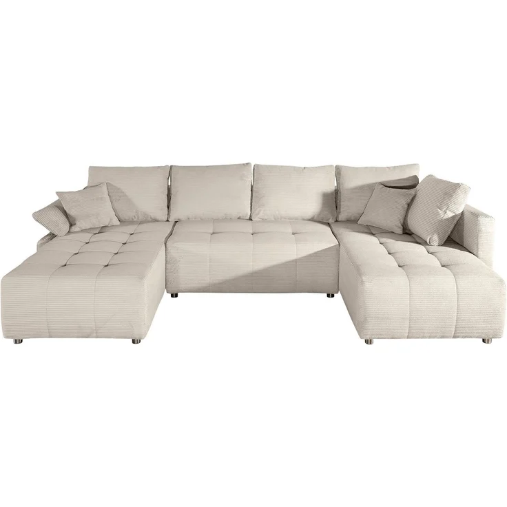 COLLECTION AB Wohnlandschaft Funtastic U-Form, B:288 cm, Schlaffunktion, Bettkasten, auch in Cord, Schlaffunktion, Bonnelfederkern, Rückenkissen, Armteilverstellung – Bild 2