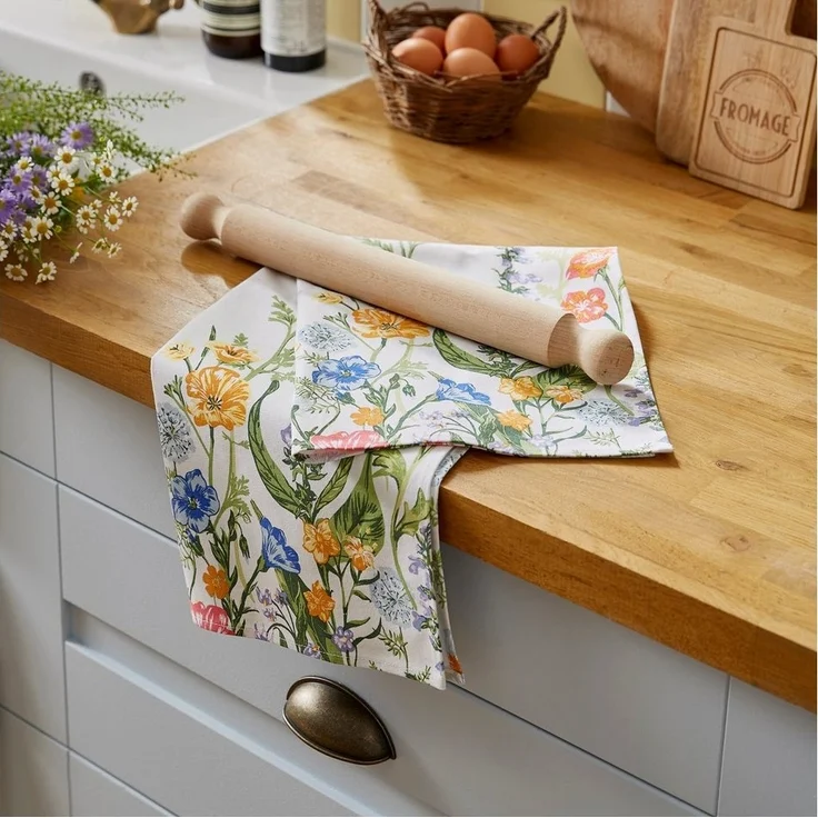 Ulster Weavers Geschirrtuch Cottage Garden, (Set, 1-tlg, 1-teilig), 100% Baumwolle 48x74cm Blumen Küchentuch – Bild 2