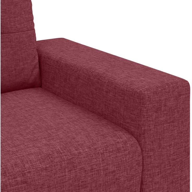 vidaXL 3-Sitzer-Sofa Weinrot 180 cm Stoff 4105091 – Bild 5
