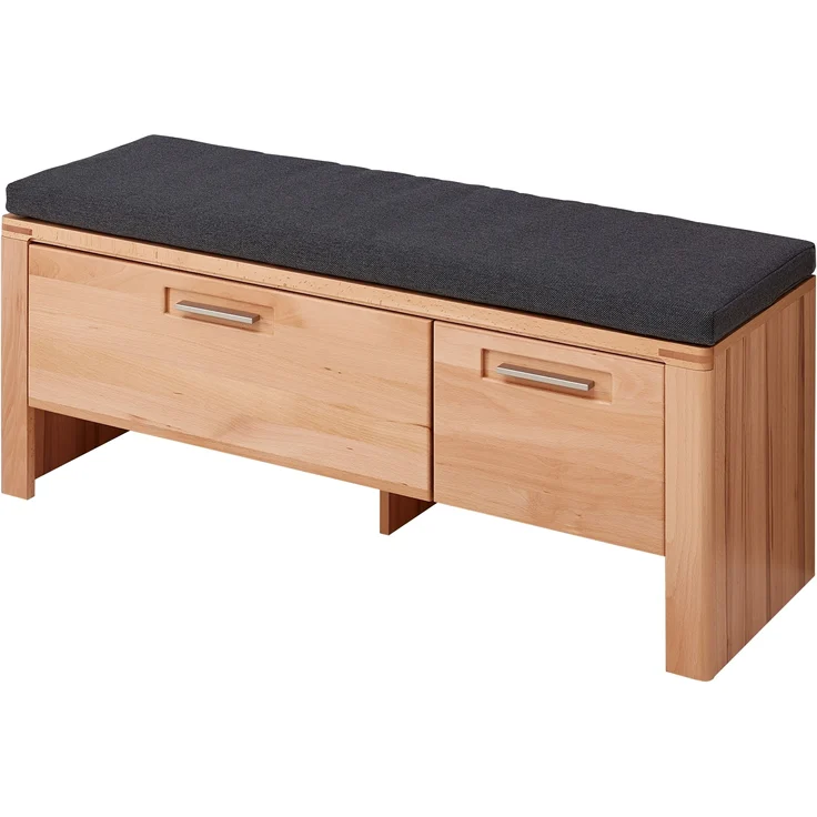 Garderoben-Set >Nature One< (2-teilig) in Kernbuche - 120x205x40 (BxHxT) – Bild 4