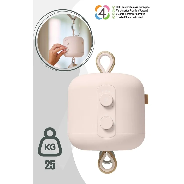 Membantu Federwiegenmotor LeeLo02 mit App-Funktion Beige – Bild 2