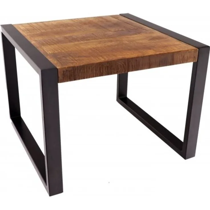 Couchtisch Retro 60x45x60 aus indischem Mango-Massivholz