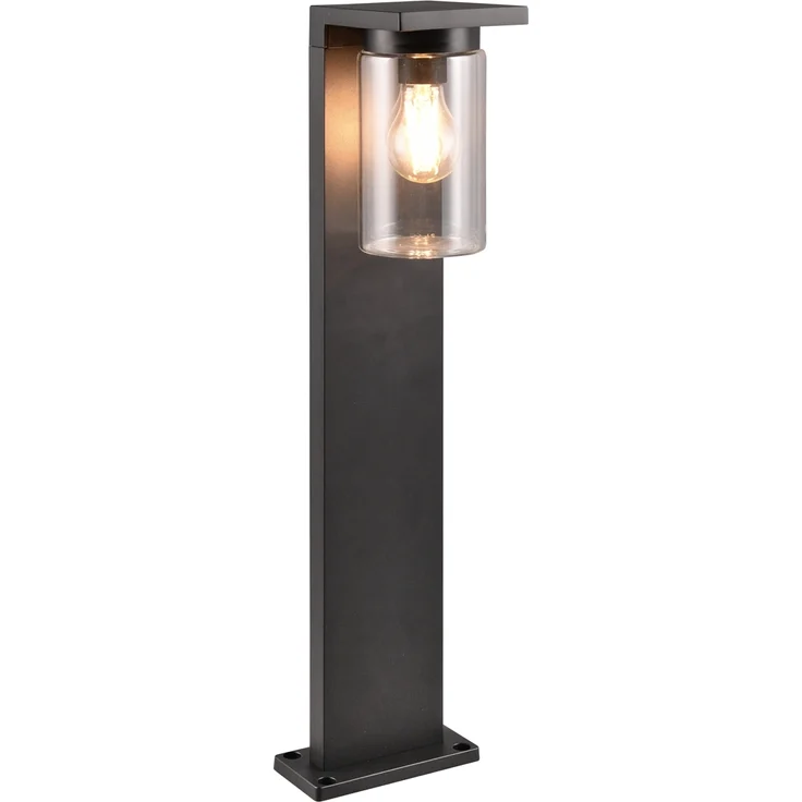 Sockelleuchte ARDILA Laterne aus Aluminium Schwarz, Höhe 65cm – Bild 2