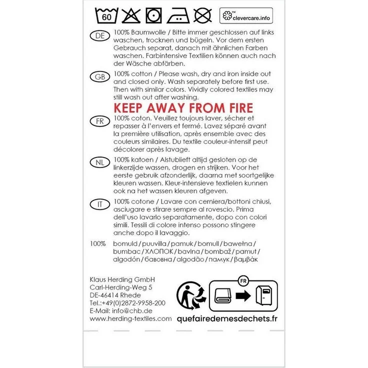 Herding Kinderbettwäsche Herding Wicked Baumwoll-Bettwäsche Set 135 x 200 cm Wendemotiv, 1 teilig, Langlebig – Bild 3