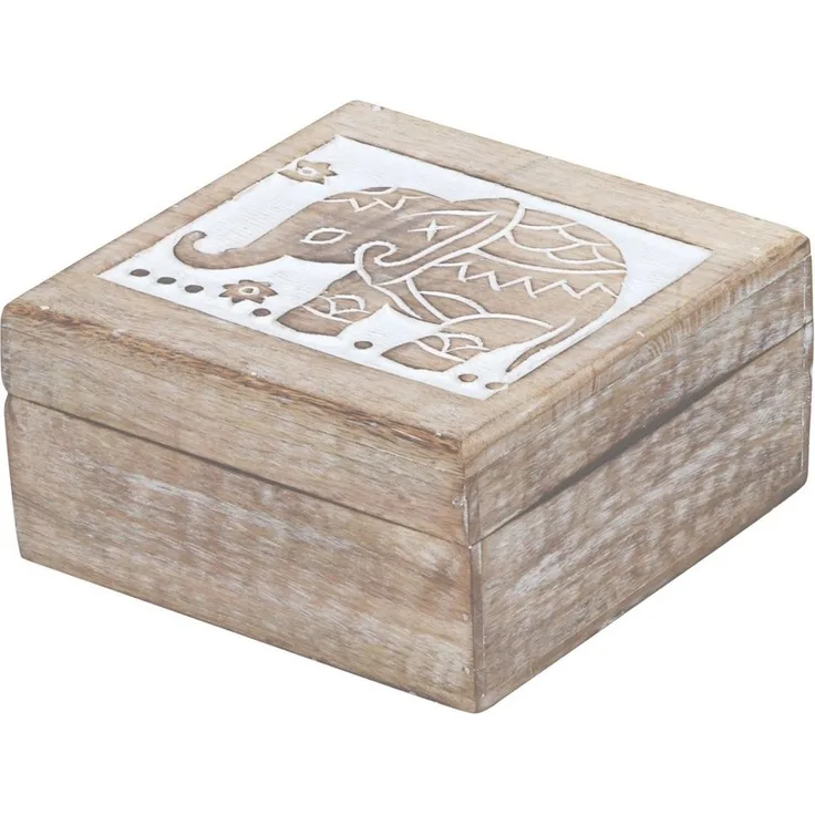 Marrakesch Orient & Mediterran Interior Aufbewahrungsbox Orientalische kleine Aufbewahrungsbox mit Deckel Awa Box 17cm, Handarbeit