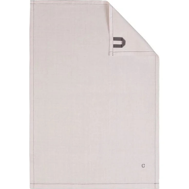 Cawö Geschirrtuch SOLID UNI BL 50x70 cm beige – Bild 1