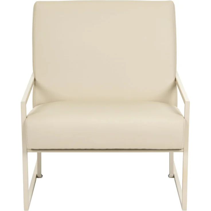 Sessel DELARY Kunstleder Beige – Bild 4