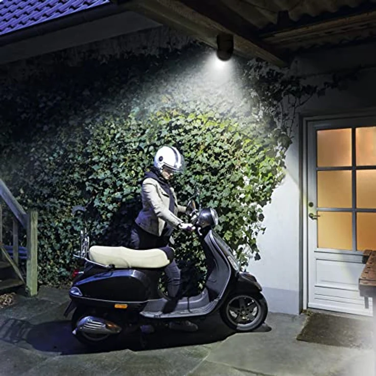 Northpoint LED Wandstrahler LED Batterie Spot Strahler Flutlicht Bewegungsmelder inkl. D-Batterien – Bild 5