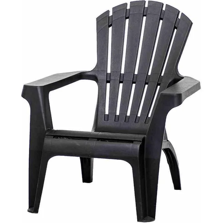 Progarden Deckchair Dolomiti anthrazit Stapelstuhl Gartenstuhl Stapelsessel
