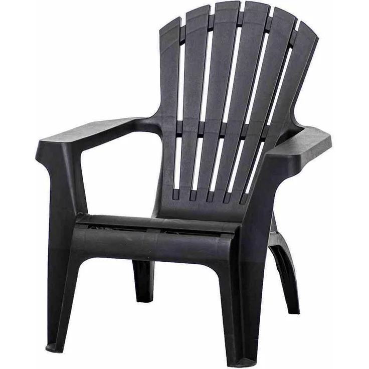 Progarden Deckchair Dolomiti anthrazit Stapelstuhl Gartenstuhl Stapelsessel – Bild 1