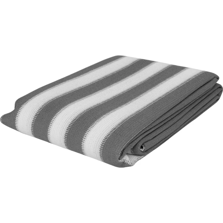 Windhager Balkonsichtschutz Sylt 0,9x5 m grau/weiß – Bild 2