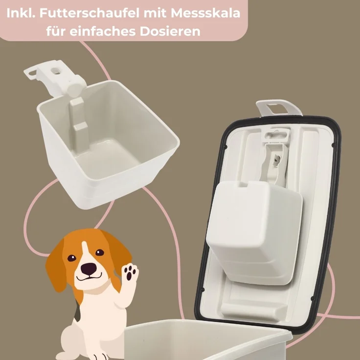 Futtertonne Luftdicht mit Deckel Futtertonne Hund Katze Hundefutter Aufbewahrung Trockenfutter Aufbewahrung Futterbox Hund Hundefutter Box 13 L – Bild 6