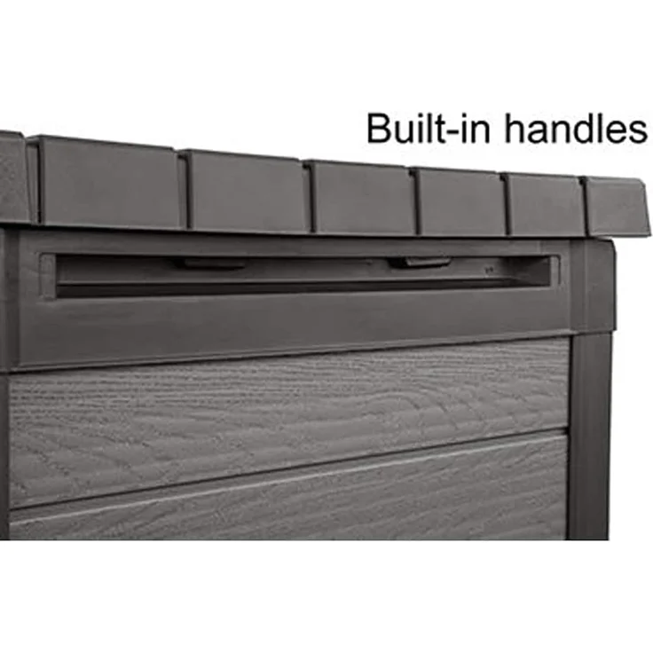 Keter Gartentruhe Cortina 757 L Grau 446824 – Bild 9