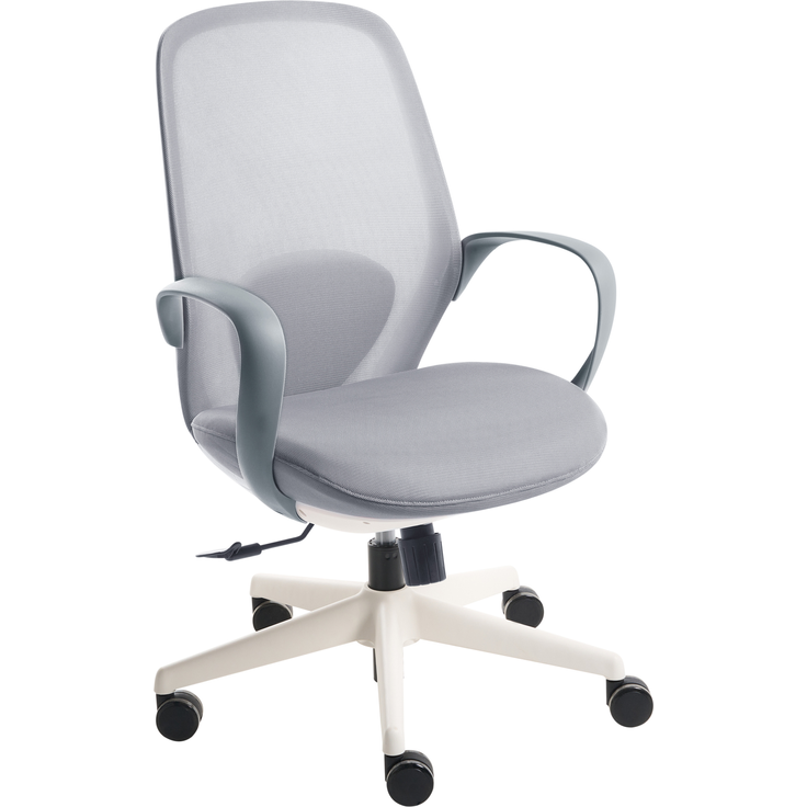 Bürostuhl FOAMA Stoff Grau – Bild 4