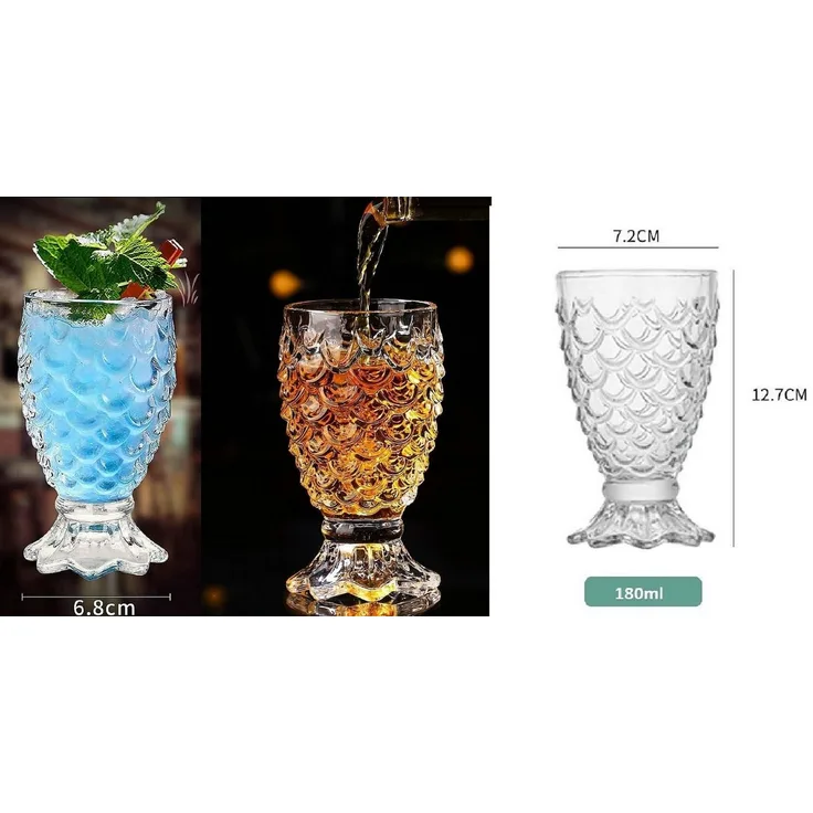 6 x Trinkglas Gläserset 180ml H 12,7cm Wasser, Cocktail, Whisky-Gläser G06