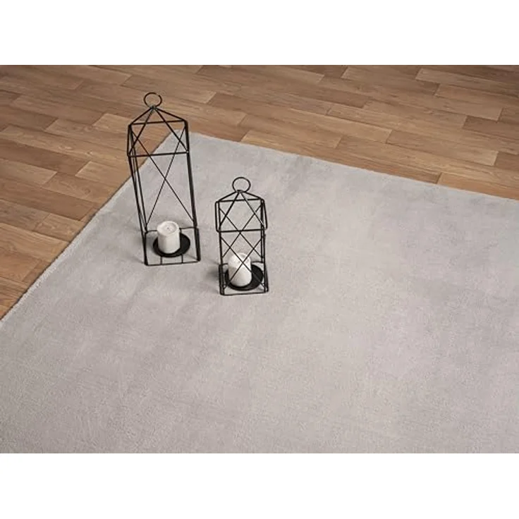 Mia's Teppiche Olivia Wohnzimmer/Schlafzimmer Teppich - waschbar - 240x340 cm, Sand – Bild 3