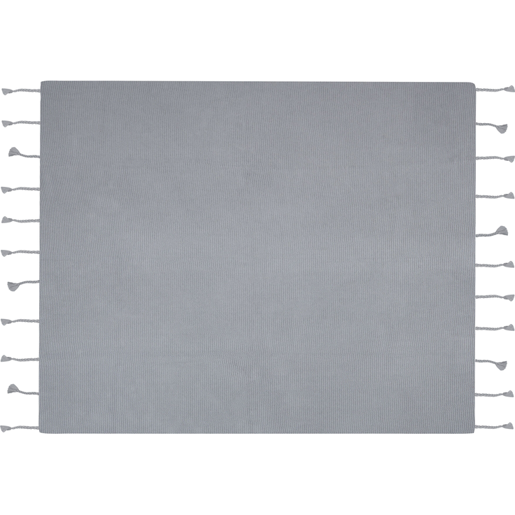 Kuscheldecke NAZILLI Baumwolle 125 x 150 cm Hellgrau
