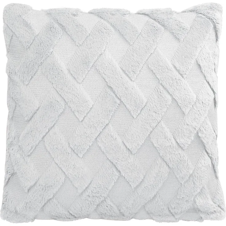 Aspero Dekokissen 4er Set Kissenbezüge Sofia, Plüsch Couchkissen 45 x 45 cm mit Cashmere Feeling