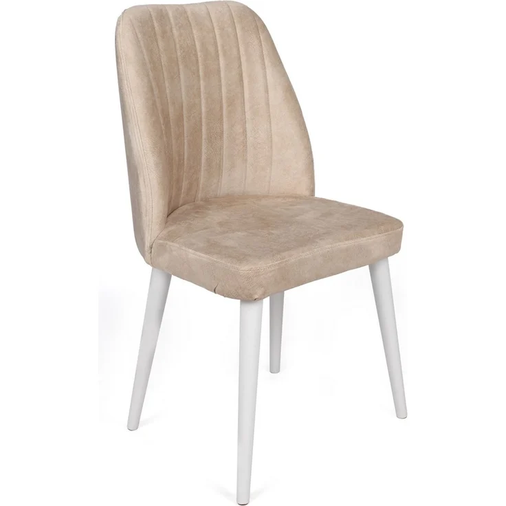 Skye Decor 'Alfa-494 V2' Stuhlset (2-teilig), Beige / Weiß, 50 x 90 x 49 cm – Bild 2