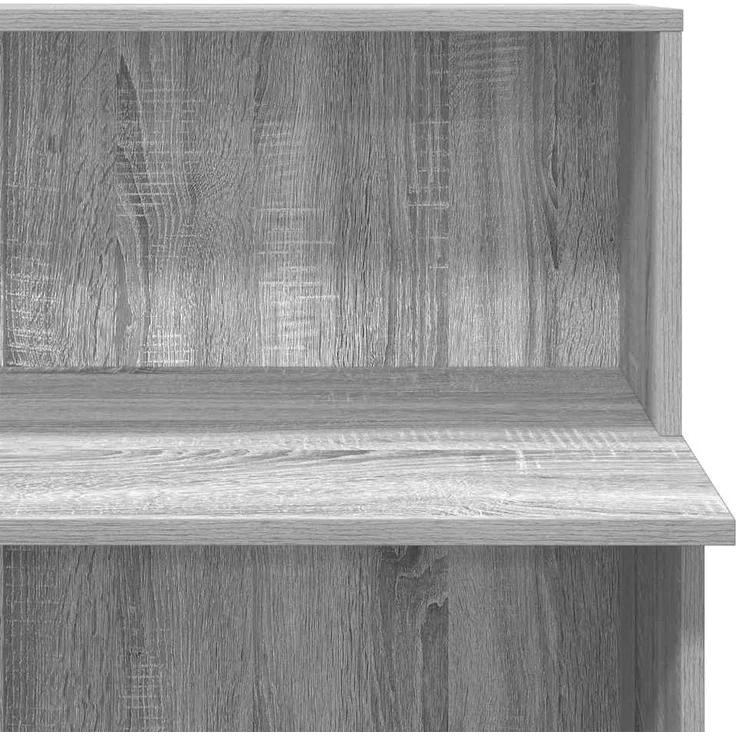 vidaXL Empfangstheke Grau Sonoma 100x50x103,5 cm Holzwerkstoff 859029 – Bild 7
