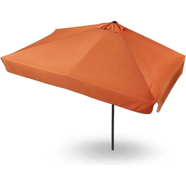 habeig Balkonschirm Sonnenschirm halbrund #71 rechteckig Wandschirm für Balkone Terrassen, LxB: 255x228 cm, Ohne Schirmfuss