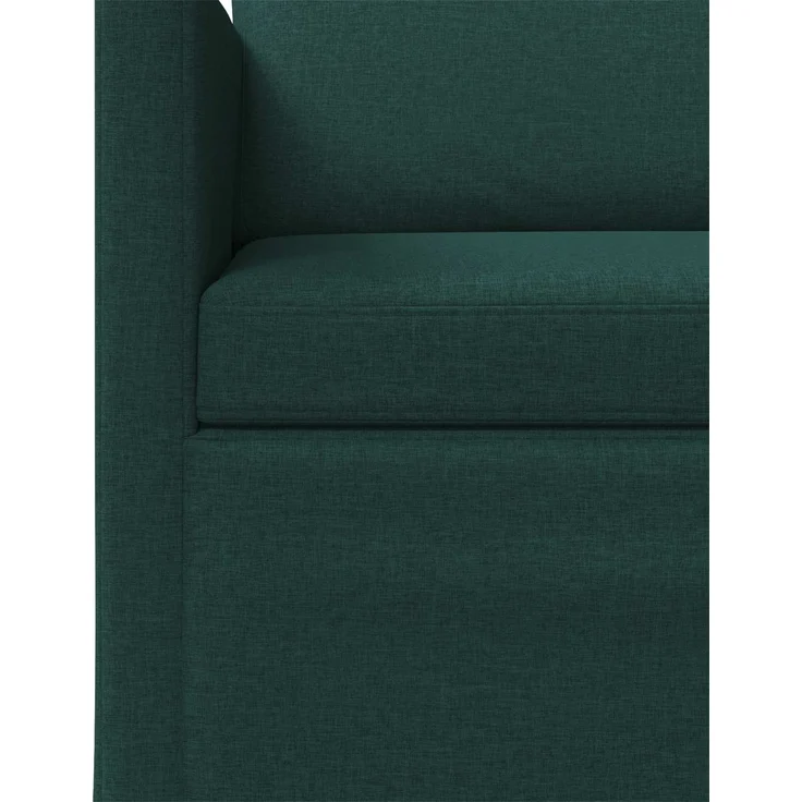 vidaXL 2-Sitzer Sofa Dunkelgrün 150 x 81 x 82 cm Stoff 42041078 – Bild 6