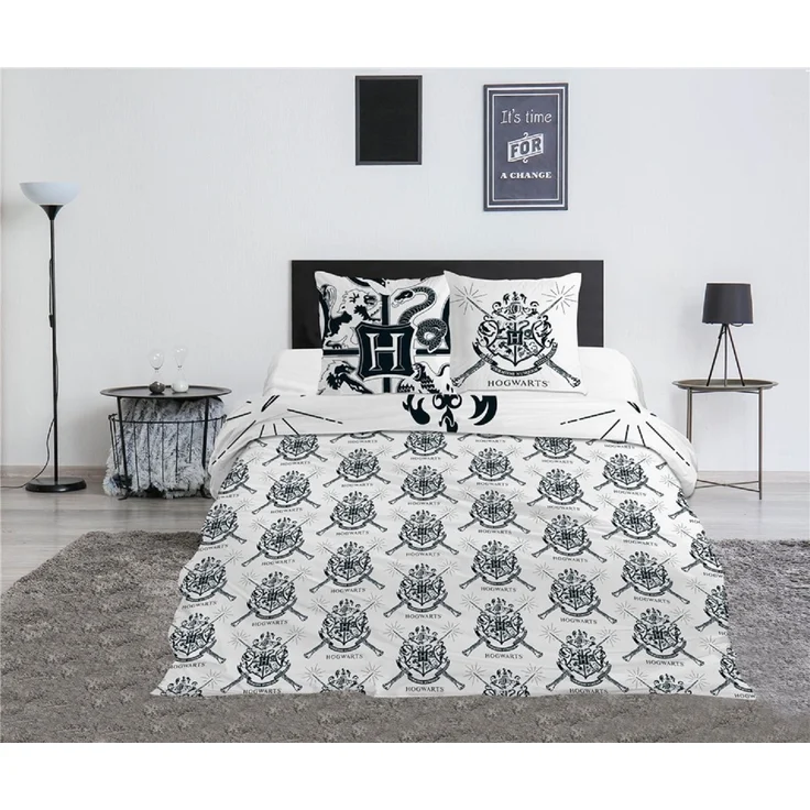 Harry Potter 3-teiliges Bettwäsche-Set – 1x Deckenbezug (240x220) & 2x Kissenbezug (65x65 cm) aus Polycotton – Bild 3