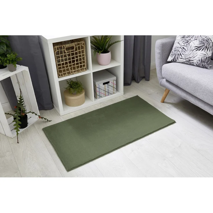 Flachwebteppich Bartolo 120 x 170 cm waldgrün – Bild 3